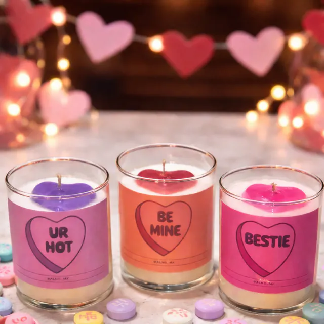 Colección Sweethearts de tres velas Alho