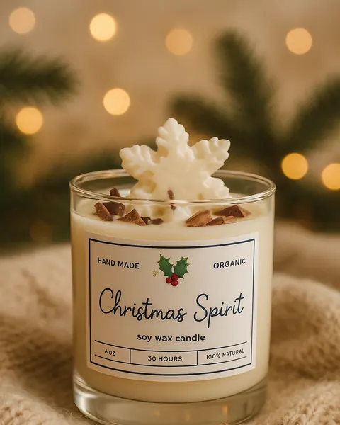 Vela Christmas Spirit de Alho